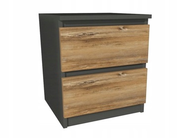 Тумбочка венге 40х40см с 2 ящиками