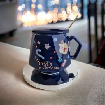 ECARLA Рождественская кружка, синяя KUBSWN