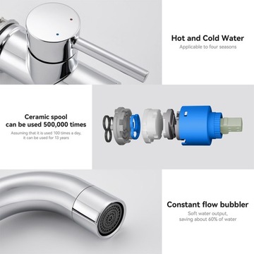 Смеситель для умывальника, смеситель для умывальника с поворотным изливом