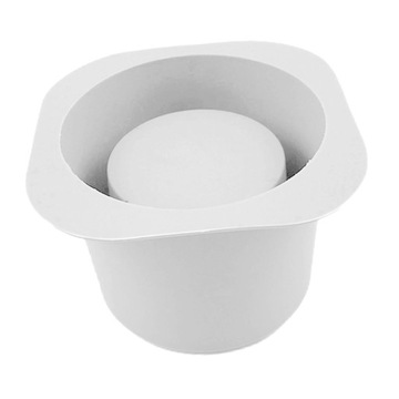 c/ Portable Silicone Pot Easy to Succulent White B