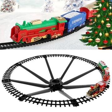 Christmas Tree Decoration Train Track Frame R