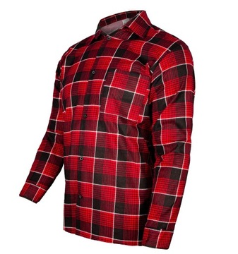 KOSZULA ROBOCZA FLANELOWA CZERWONA XXL 2XL