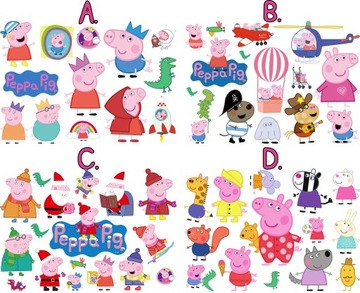 TATUAŻE DLA DZIECI ŚWINKA PIG PEPPA WZORY JAKOŚĆ