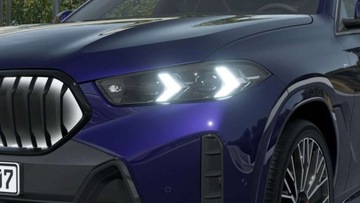 BMW X6 G06 SUV Facelifting 3.0 40i 381KM 2025 BMW X6 xDrive40i 381 KM mHEV - Lakierowanie BMW Individual Velvet Blue 3.0, zdjęcie 7