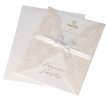 KARTKA NA KOMUNIĘ PAMIĄTKA KOMUNII ŚWIĘTEJ DUŻA