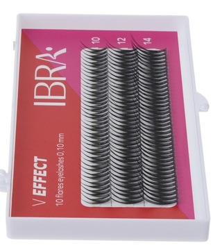 Kępki rzęs V effect B MIX IBRA Makeup