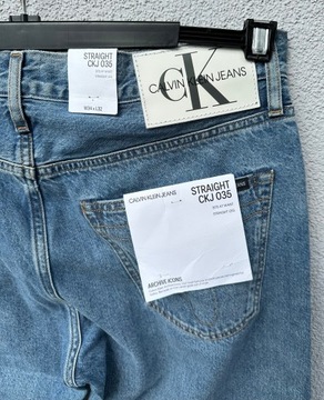 Calvin Klein Jeans CKJ035 W34 L32 spodnie jeansowe jasne niebieskie