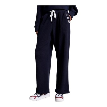 TOMMY HILFIGER SPODNIE DRESOWE DAMSKIE PANT GRANATOWE r.S