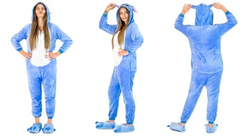 KIGURUMI ONESIE DRES PIŻAMA KOMBINEZON STITCH S