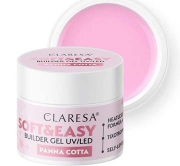 Claresa Soft&Easy Żel Budujący Panna Cotta 12g