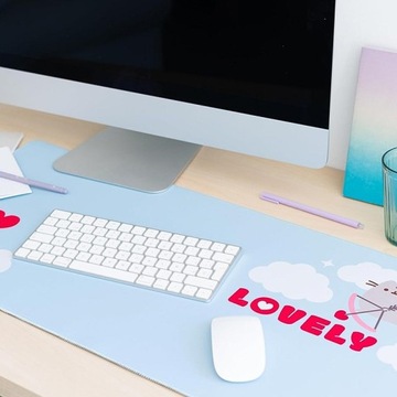 Настольный коврик Pusheen 80х35 см для мыши
