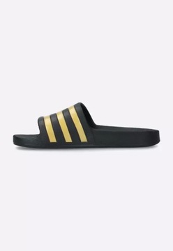 ADIDAS KLAPKI ADILETTE AQUA EG1758 CBLACK/GOLDMT/CBLACK ROZM.42