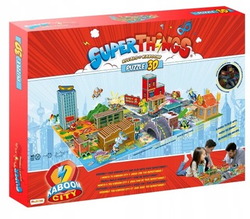 Puzzle 3D SuperThings Kaboom City Magic Box - KD