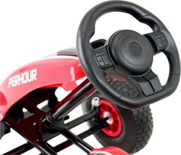 GOKART NA PEDAŁY POMPOWANE KOŁA HAMULCE 50kg