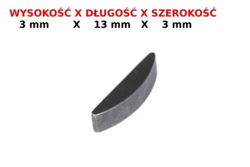 ШПОНКА ВАЛА GY6-50 СКУТЕР BAOTIAN BARTON BENZER ITALJET ROMET ROUTER QANTUM