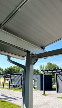 CARPORT FOTOWOLTAICZNY WIATA SOLARNA 3 AUTA ALU