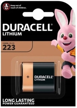Baterie DURACELL litowe CRP2 223 CR-P2 DL223