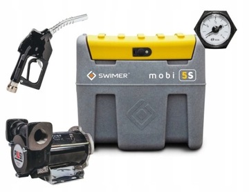 Mobilny Zbiornik Na Paliwo z pompą dystrybutor ON SWIMER MOBI 5S 400L BASIC