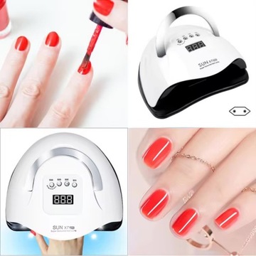 УФ-ЛАМПА ДЛЯ НОГТЕЙ 220ВТ ДЛЯ ГИБРИДНЫХ СВЕТОДИОДНЫХ ГЕЛЕЙ SUN X7 DUAL MAX МОЩНОСТЬ 5 РЕЖИМОВ