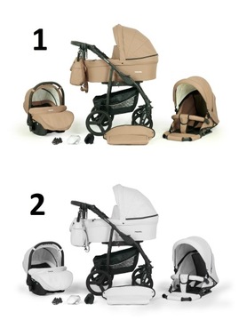 WÓZEK DZIECIĘCY VERDI TRAVEL 4W1+ TORBA + AKCESORIA