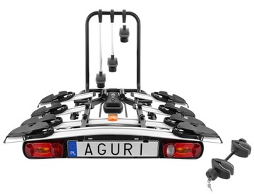 Bagażnik rowerowy na hak AGURI ACTIVE BIKE 4ROWERY