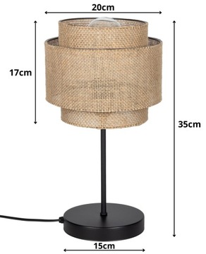 LAMPA STOŁOWA NOCNA LAMPKI DO SYPIALNI GLAMOUR