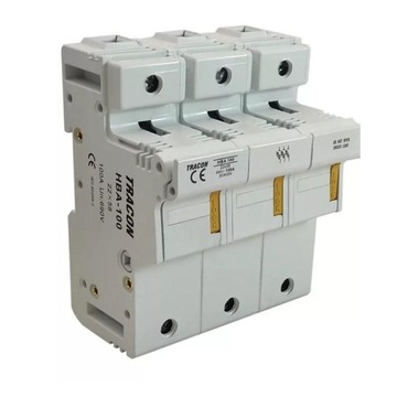 Modułowa podstawa bezpieczników cylindrycznych 100A 22x58 HBA-3P-100