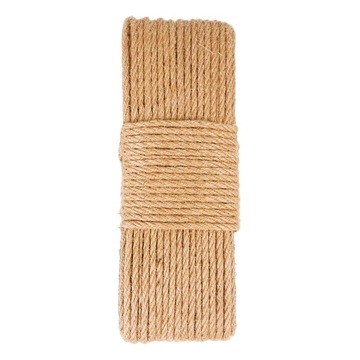 Deska do drapania dla kota ze sznurka jutowego 4 mm / 5 mm / 6 mm do wystroju domu 6 mm 30 m