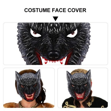 Scary Wolf Mask Carnival Masquerade Clothing
