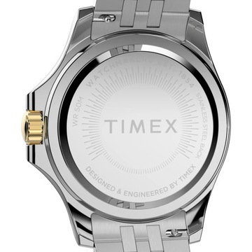 Zegarek Damski Timex TW2V79500 CYRKONIE srebrny