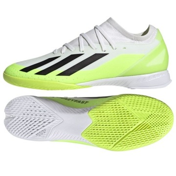 Białe Syntetyk Buty Sport Halowe Adidas r.44
