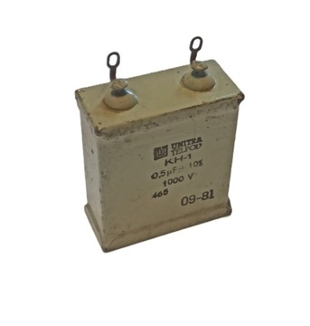 Kondensator olejowy KH-1 elektrolit 0,5uF 10% 1000V 09-81 TELPOD