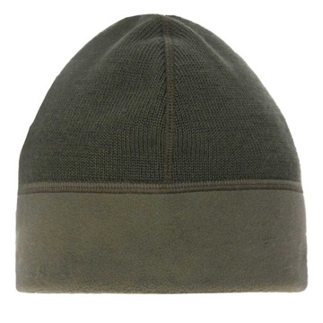 CZAPKA ZIMOWA WOJSKOWA WP WZ.420Z-MON Wełna MERINO Dwustronna Olive 56-57