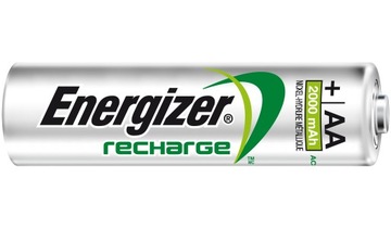 4X ЗАРЯЖЕННЫЕ АККУМУЛЯТОРЫ ENERGIZER RECHARGE AA R6 1,2 В, 2000 мАч