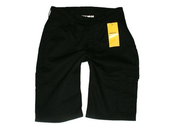Millstone spodenki męskie bojówki szorty czarne workwear cargo W30 S
