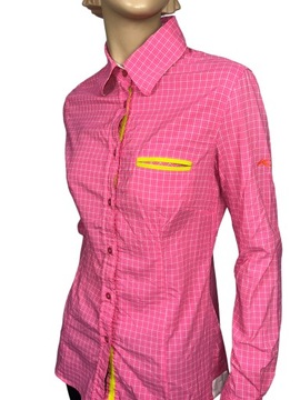 KJUS Женская ТРЕККИНГОВАЯ РУБАШКА В КЛЕТКУ-М