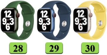 РЕМЕНЬ ДЛЯ Apple WATCH 1 2 3 4 5 6 7 8 9 SE 38MM 40MM 41MM НА ВЫБОР 30 ЦВЕТОВ |