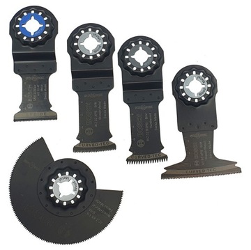 Набор из 5 пильных полотен BOSCH STARLOCK, дерево, металл