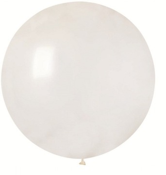 Balon Gigant Kula Pastelowa Transparentna 80 cm