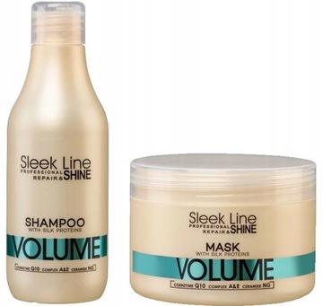 STAPiZ Maska SLEEK LINE - VOLUME 250ml i szampon