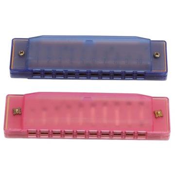2pcs harmonica dustproof translucent plastic case lightweight portable harm