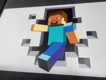 mata ochronna na biurko steve jak z minecrafta 120