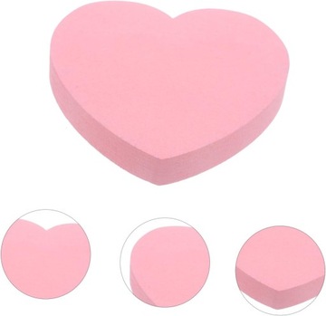 4 наклейки для книг, липкие заметки, компактные блокноты, пастельные липкие сердечки, нет