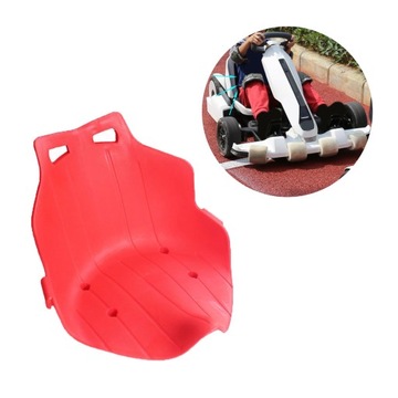 Седло для коляски с низкой спинкой, красное седло для картинга