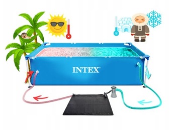 СОЛНЕЧНЫЙ КОВРИК ЛЕТНИЙ НАГРЕВ ВОДЫ INTEX POOL
