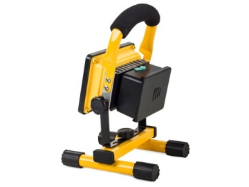 HALOGEN ROBOCZY BUDOWLANY LAMPA PRZENOŚNY 2 x LED COB 30W AKUMULATOR IP65