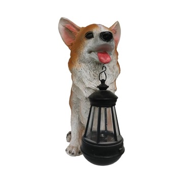 Wisząca Figurka z Żywicy 19,5x19,5x31cm Corgi