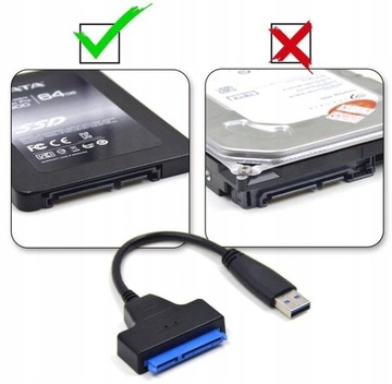 АДАПТЕР USB 3.0 SATA DRIVE МОСТ НА SSD HDD 2,5''