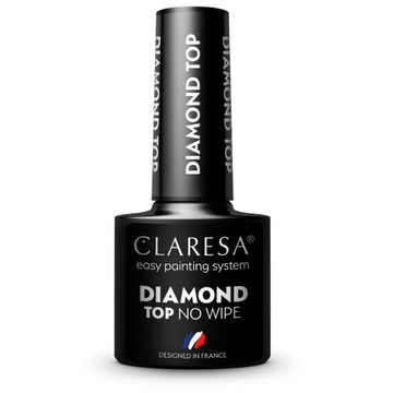 CLARESA Top DIAMOND NO WIPE гибридный лак эффект