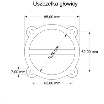 Прокладки компрессора компрессора 2065 3065 65 мм, комплект из 4 болтов